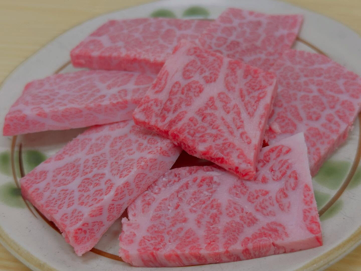 綺麗な霜降りが特徴な脇田屋の上カルビ